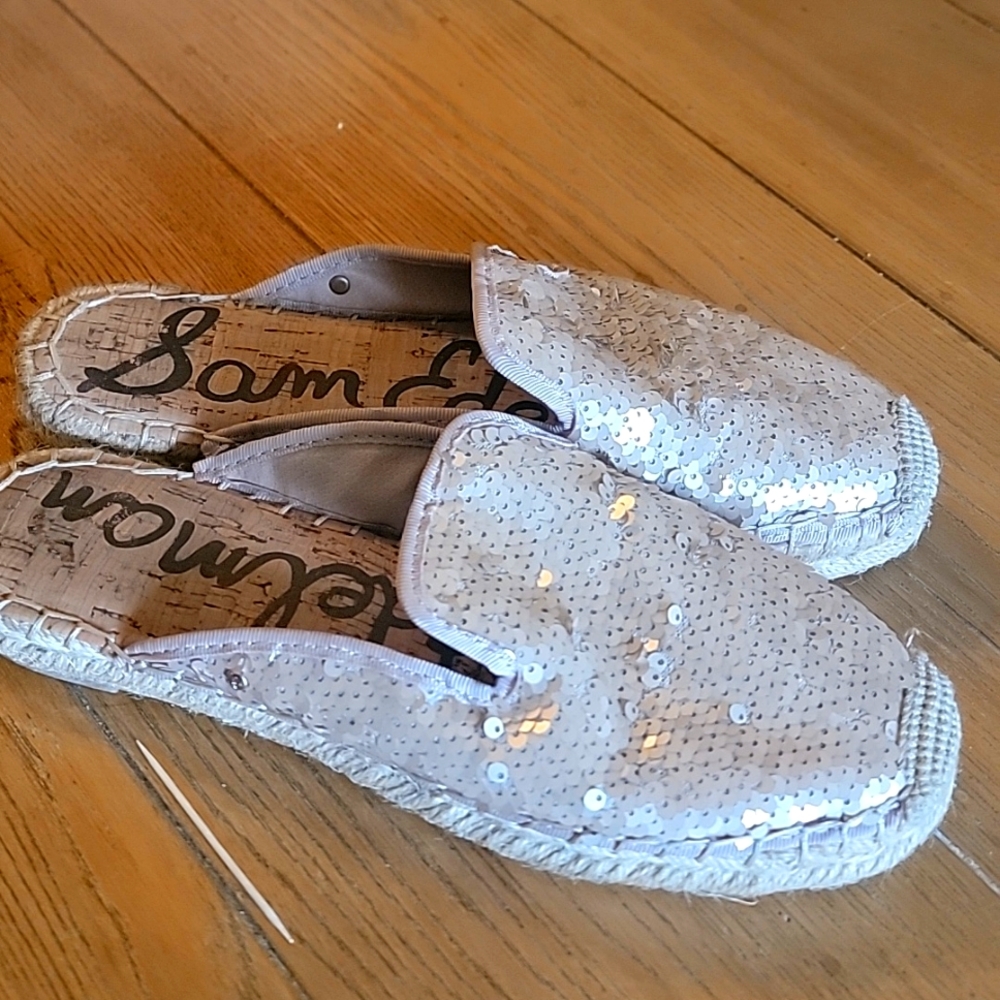Sam Edelman Sequin Espadrille Mules